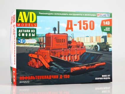 D-150 asfaltér 1:43 - AVD  D 150 asfaltér - stavebnice AVD