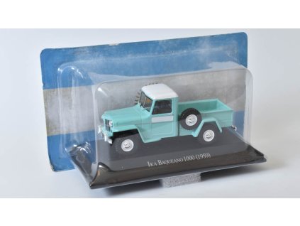 IKA - BAQUEANO 1000 PICK-UP 1959 1:43 časopis s modelem  IKA - BAQUEANO 1000 PICK-UP 1959 - kovový model auta