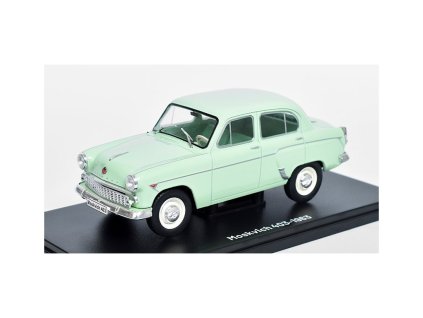 Moskvič 403 1963 1:24 - Hachette časopis s modelem  Moskvič-403 - kovový model