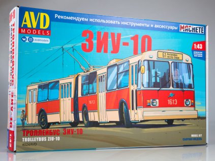 ZIU-10 (ZIU-683) - 1:43 AVD  ZIU 10 (ZIU-683) - stavebnice AVD