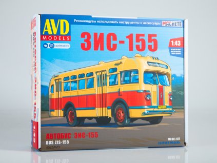 ZIS-155 autobus 1:43 - AVD  autobus ZIS 155 - stavebnice KIT