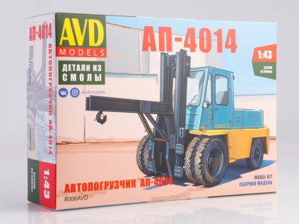 AP-4014 vysokozdvižný vozík AVD - 1:43 AVD  AP-4014 vysokozdvižný vozík - stavebnice AVD