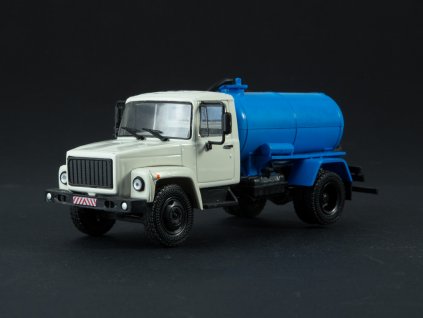 ZIL-3307 KO-503V 1:43 časopis s modelem - Legendární náklaďáky SSSR #21  ZIL-3307 KO-503V - kovový model auta