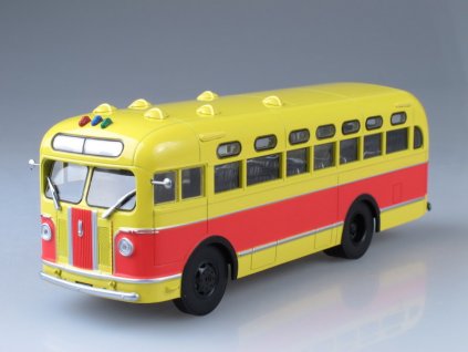 ZIS-155 Autobus žlutá / červená 1:43 - Avtoistoria  ZIS 155 - kovový model auta