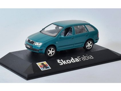Škoda Fabia I Combi 1:43 - KADEN - Model ze sbírky  Škoda Fabia Combi - kovový model auta