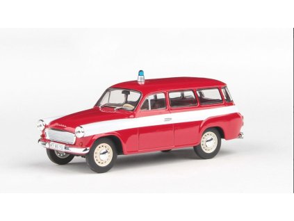 Škoda 1202 1964 Požární Ochrana 1:43 - Abrex  Škoda 1202 1964 Požární Ochrana - kovový model auta