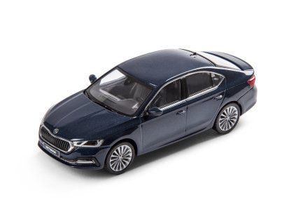 Škoda Octavia IV A8 Modrá Lava 1:43  Škoda Octavia - kovový model