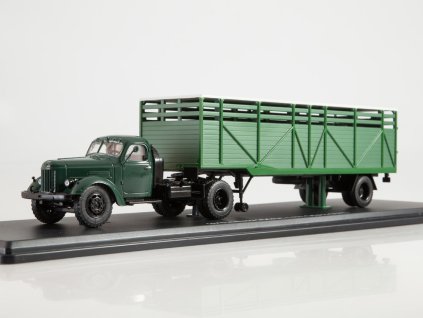 ZIL-MMZ-164AN s návěsem ODAZ-857V 1:43 - SSM  ZIL MMZ 164AN + ODAZ 857V - kovový model auta