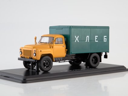 GAZ-52 GZSA-3704 Chléb 1:43 - SSM  GAZ 52 GZSA 3704 - kovový model auta