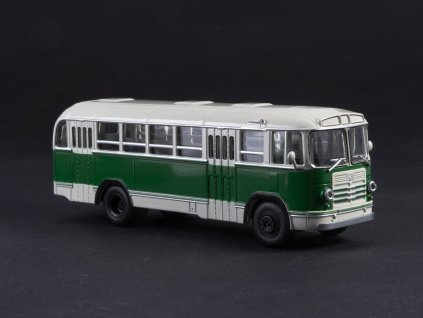 ZIL-158 autobus 1:43 - MODIMIO - Naše autobusy časopis s modelem #11  ZIL 158 - kovový model autobusu