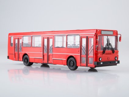 LIAZ-5256 autobus 1:43 - MODIMIO - Naše autobusy časopis s modelem #16  LIAZ 5256 - kovový model autobusu