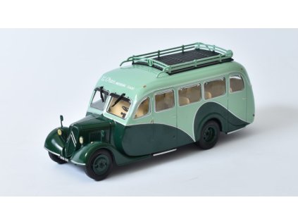 Citroen U23 Tipo 23 Besset 1947 1:43 - časopis s modelem  Citroen U23 Tipo 23 Besset - 1947 kovový model autobusu