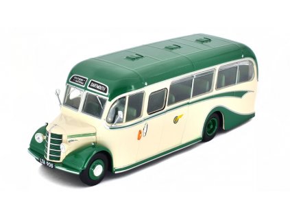 Bedford OB 1947-1951 1:43 - časopis s modelem  Bedford OB 1947-1951 - kovový model  autobusu