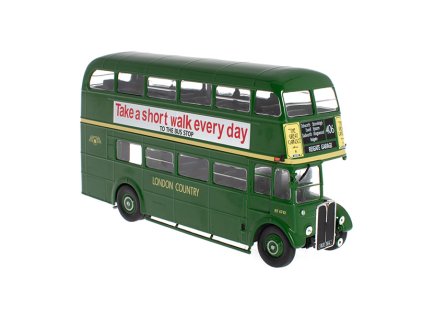 AEC Regent III RT London 1947 1:43 - Hachette časopis s modelem  AEC Regent 3 RT London 1947 - kovový model autobusu