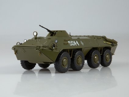 BTR-70 1:43 - Naše Tanky Časopis s modelem #46  BTR-70 - kovový model tanku