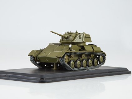 T-80 tank 1:43 - Naše Tanky Časopis s modelem #45  T 80 - kovový model tanku