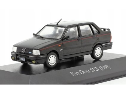 Fiat Duna SCX - 1989 1:43 časopis s modelem  Fiat Duna SCX - 1989 - kovový model auta