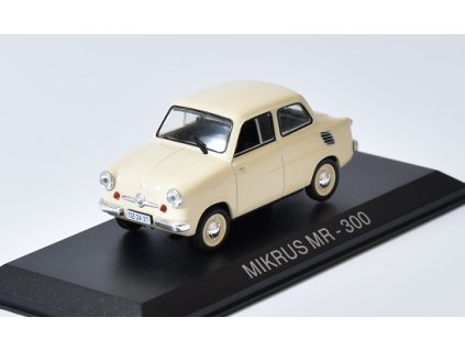 Mikrus MR-300 1:43 - Legendární automobily minulé éry časopis s modelem #101  Mikrus MR-300 - kovový model auta