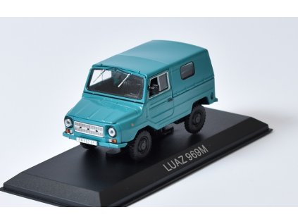 LUAZ 969M 1:43 Legendární Automobily minulé éry časopis s modelem #103  LUAZ-969 M - kovový model auta