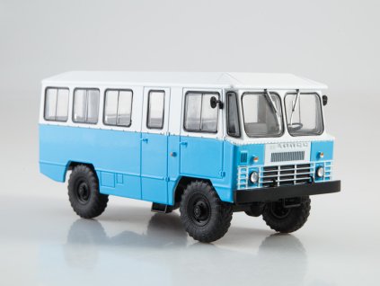 APP-66 autobus 1:43 - Naše autobusy časopis s modelem #17  APP-66 - kovový model autobusu