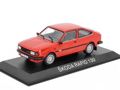 Škoda Rapid 130 143 DeAgostini Kaleidoskop slavných vozů časopis s modelem #4 (1)