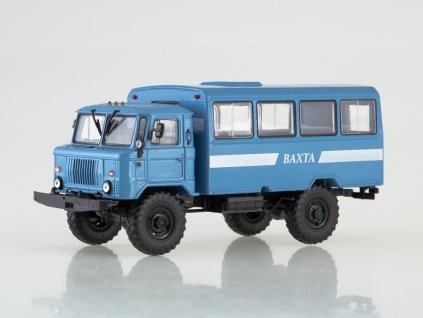 GAZ-66 NZAS-3964 1:43 - Avtoistoria  GAZ 66 NZAS 3964 - kovový model