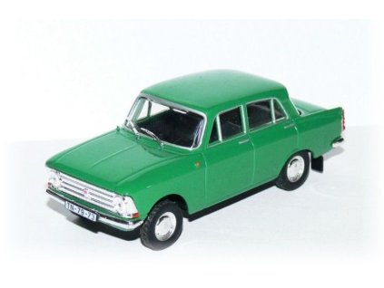 MOSKVIČ 408 1:43 Kultovní auta ČSSR časopis s modelem  Moskvič-408 - kovový model