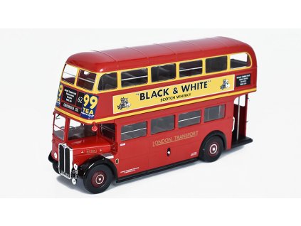 AEC Regent RT London autobus - 1939 1:43 IXO Models  AEC Regent RT - 1950 autobus - kovový model  autobusu