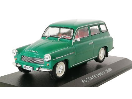 Škoda Octavia Combi 1:43 - Kaleidoskop slavných vozů časopis s modelem #5  Škoda Octavia Combi - kovový model