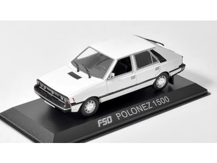 FSO Polonez 1500 1:43 - Legendární automobily minulé éry časopis s modelem #105  Polonez 1500 - kovový model auta