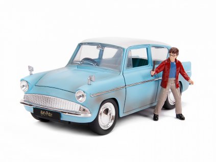 Ford Anglia 1959 + figurka Harry Potter 124 Jada Toys (2)