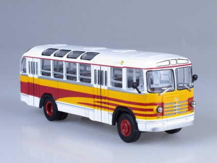 Zil-158A zájezdový - Sovetskij avtobus  Zil 158A - kovový model autobusu