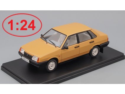 VAZ-21099 LADA 1:24 - Hachette časopis s modelem  VAZ 21099 LADA - kovový model auta