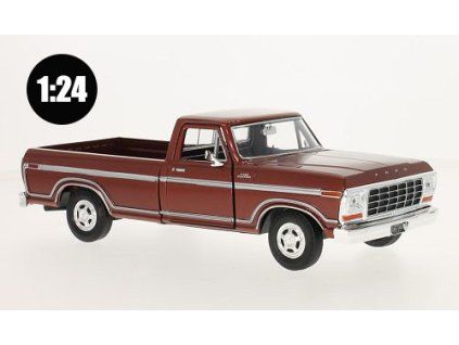 Ford F-150 custom 1979 1:24 - MOTORMAX  Ford F-150 custom - kovový model