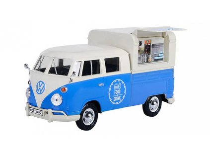 Volkswagen T1 DoKa Food Truck 1:24 - MOTORMAX  VW T1 DoKa Food Truck - kovový model auta