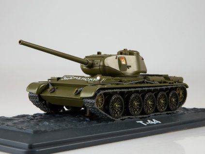 T-44 tank 1:43 - Naše Tanky časopis s modelem #47  T 44 - kovový model tanku