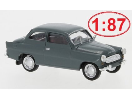 Škoda Octavia, grey - 1960 1:87 - BREKINA  Škoda Octavia - model auta
