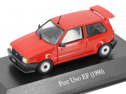 Fiat UNO EF 1990 1:43 časopis s modelem  Fiat UNO EF 1990 - kovový model auta