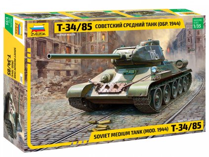 Tank T-34/85 1:35 Zvezda - stavebnice  Tank T-34/85 - modelKIT