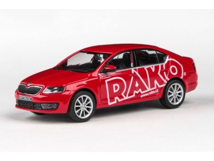 Škoda Octavia III - 2012 RAKO 1:43 Abrex  Škoda Octavia III - 2012 RAKO - kovový model auta