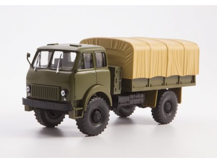 MAZ-505 1:43 časopis s modelem - Legendární náklaďáky SSSR #39  MAZ-505 - kovový model auta