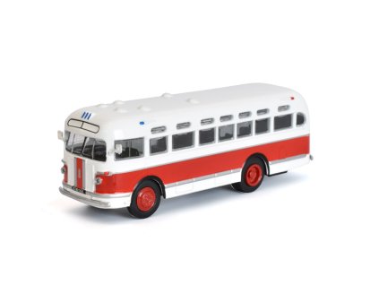 ZIS-155 1:72 - Kultovní autobusy minulé éry časopis s modelem #13  ZIS 155 - kovový model