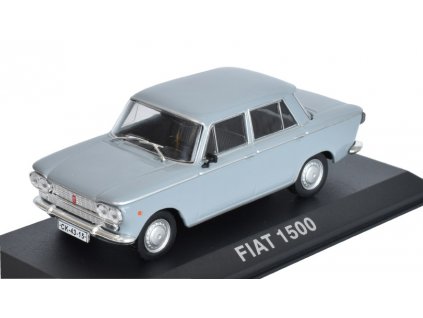 Fiat 1500 1:43 - Legendární Automobily #51 - časopis s modelem  Fiat-1500 - kovový model auta