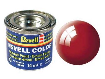 Barva Revell emailová lesklá Ohnivé rudá (fiery red gloss)  Barva Revell emailová lesklá Ohnivé rudá (fiery red gloss)