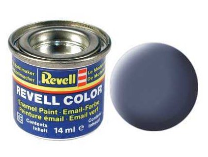 Barva Revell emailová matná šedá (grey mat)  Barva Revell emailová matná šedá (grey mat)