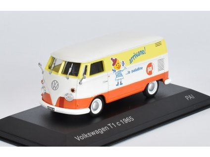 Volkswagen T1 C bus 1965 1:43 časopis s modelem  VW T1C  Arrivano - 1965 - kovový model