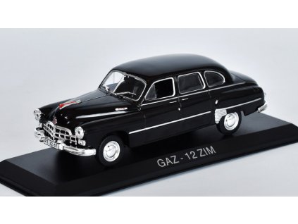 GAZ 12 ZIM 1:43 - Legendární automobily minulé éry časopis s modelem #91  GAZ-12 ZIM - kovový model auta