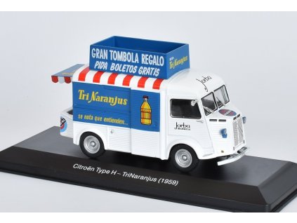 Citroen Type H TriNaranjus - 1959 1:43 časopis s modelem  Citroen Type H Tri Naranjus - kovový model auta