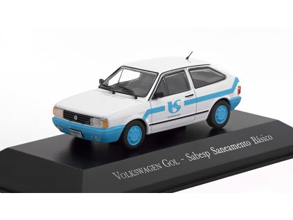 Volkswagen Gol Sabesp Saneamento Basico 1:43 - DeAgostini časopis s modelem  VW GOL - kovový model auta