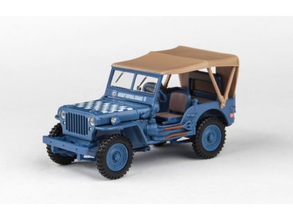 Jeep Willys - 1/4 Ton Military Vehicle 1:43 - Cararama  Jeep Willys 1/4 Ton Military Vehicle - kovový model auta